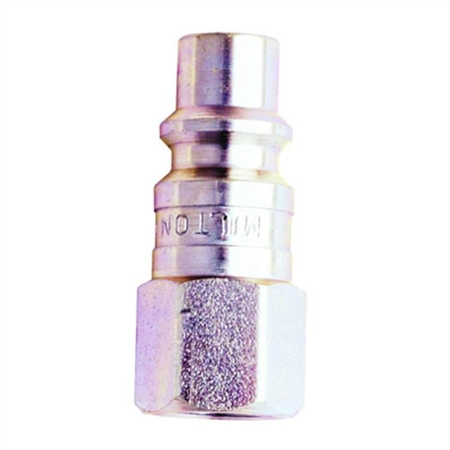 MILTON INDUSTRIES 3/8" NPT Female H-Style Plug 1838